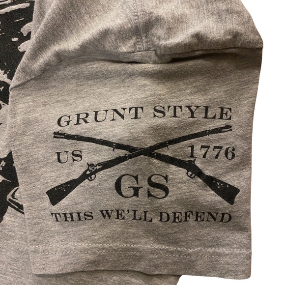 Grunt style this will defend, America, Abraham Lincoln t shirt - Picture 4 of 4